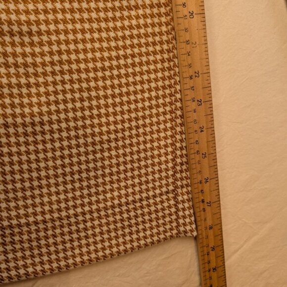 Mink Pink Brown Checkered Wide-Leg Pants - Picture 3 of 3